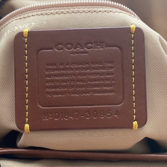 Coach Rose Print Mini Backpack - Picture 5 of 7